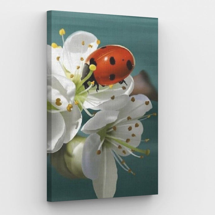 Ladybug and Lilies - Painting by numbers shop