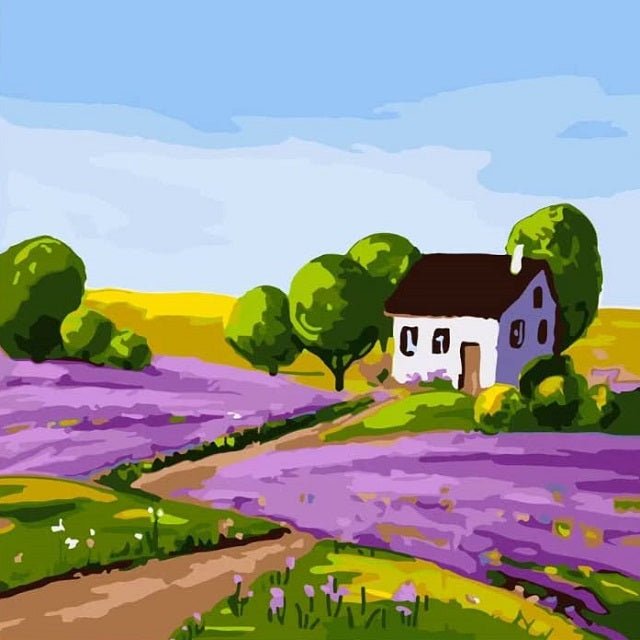 Lavender Country - Painting by numbers shop