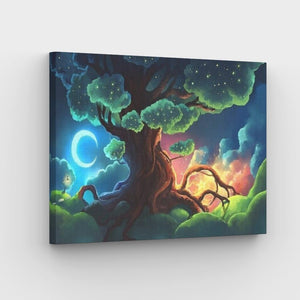 Light and Dark Canvas - Painting by numbers shop