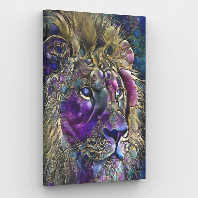 Lion Spirit Canvas Paint by Numbers