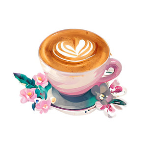 Liefde in Cappuccino Verf op nummer