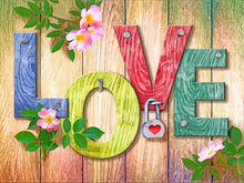 Load image into Gallery viewer, Love Sign - Painting by numbers shop

