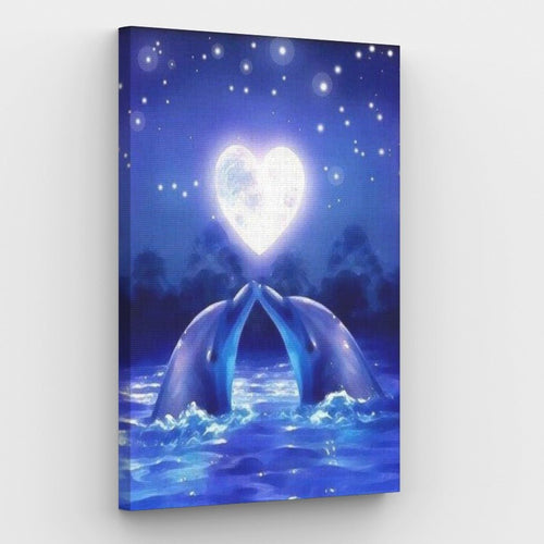 Lovely Dolphins - Painting by numbers shop