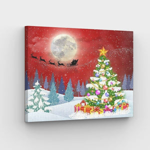 Magic Christmas Canvas - Winkel op nummer schilderen
