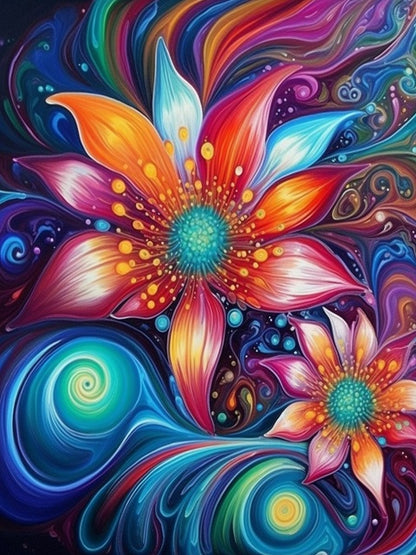 Mandala Lotusblumen - Malen-nach-Zahlen-Shop