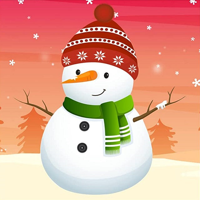 Merry Snowman - Painting by numbers shop
