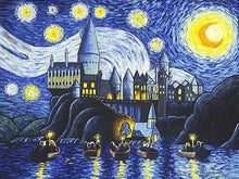 Laad afbeelding in Gallery viewer, Miracle Castle Starry Night - Schilderen op nummer winkel