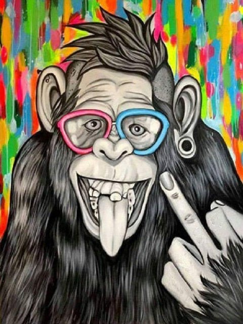 Monkey Punk - Painting by numbers shop
