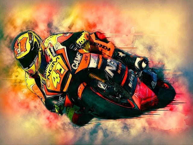 Motorcycle Racer - Painting by numbers shop
