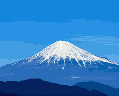 Mount Fuji - Schilderen op nummer winkel