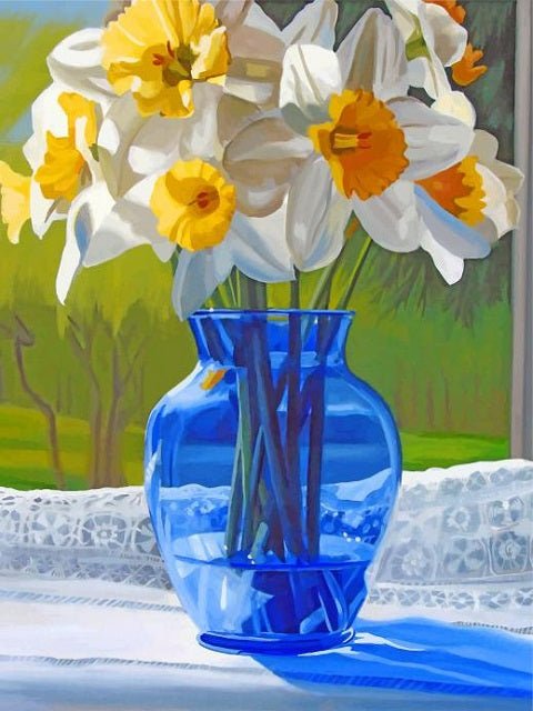 Narcissus Vase - Painting by numbers shop