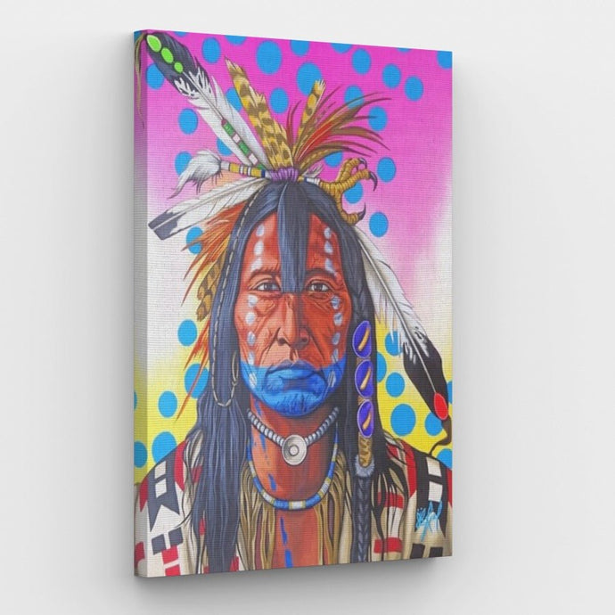 Native American Canvas - Painting by numbers shop
