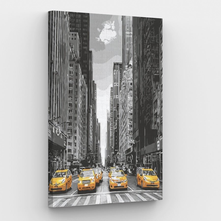 New York Taxi Canvas - Painting by numbers shop