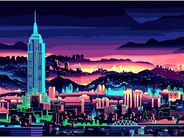 Night City - Painting by numbers shop