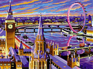 Night London - Painting by numbers shop