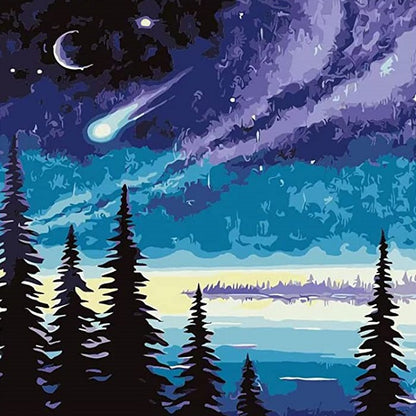 Nightsky Comet - Winkel voor schilderen op nummer