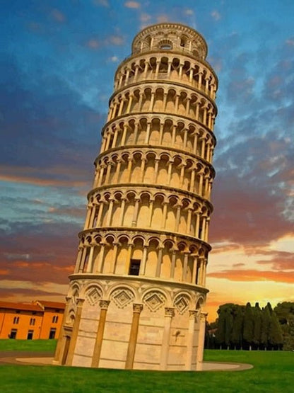 Turm von Pisa - Malen-nach-Zahlen-Shop