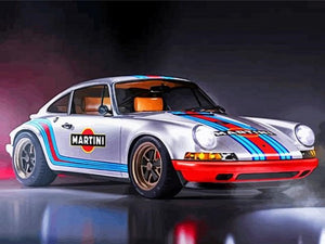 Porsche Racing Car - Schilderen op nummer winkel