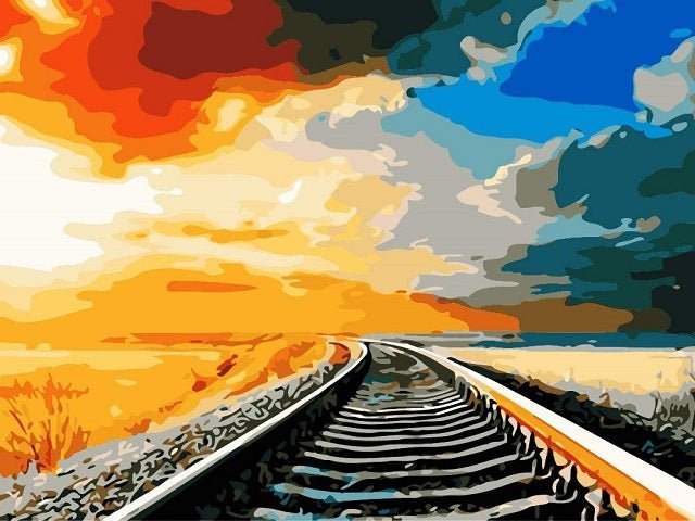 Railroad to Eternity - Painting by numbers shop