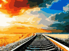 Load image into Gallery viewer, Railroad to Eternity - Painting by numbers shop
