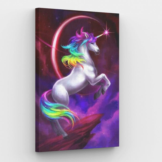 Rainbow Unicorn Painting - Painting by numbers shop