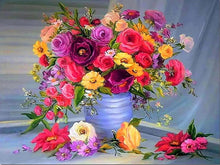 Laden Sie das Bild in den Galerie-Viewer, Rich Colorful Bouquet Paint by Numbers