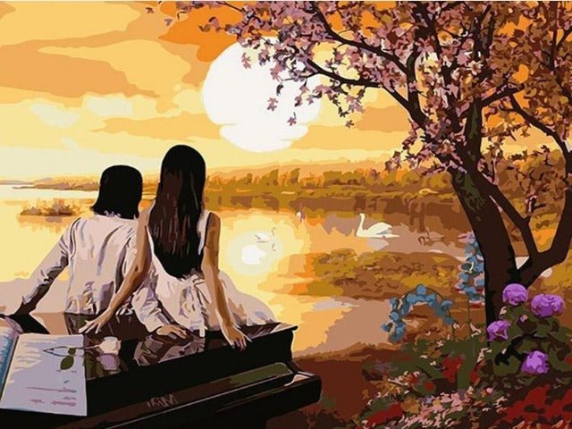 Romantic Sunset - Painting by numbers shop
