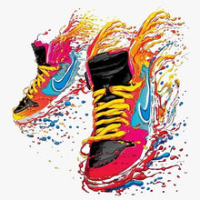 Laad afbeelding in galerijviewer, Running Sneakers Splash - Schilderen op nummer winkel