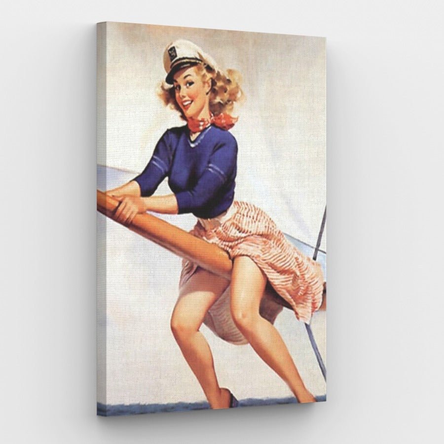 Sailor Lady Canvas - Painting by numbers shop