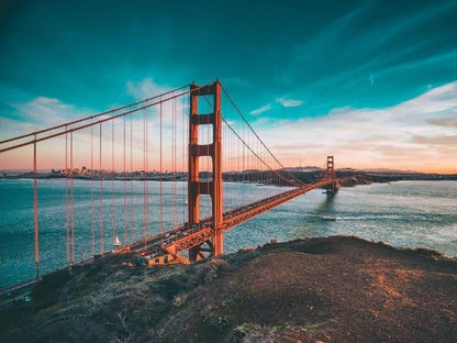 San Francisco Golden Gate Bridge - Schilderen op nummer winkel