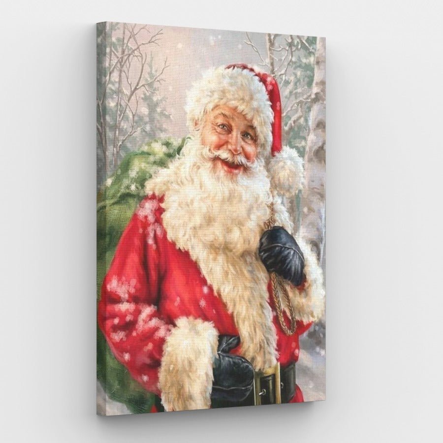 Weihnachtsmann-Leinwand – Malen-nach-Zahlen-Shop