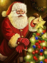 Laad afbeelding in Gallery viewer, Kerstman Kerstboom - Schilderen op nummer winkel
