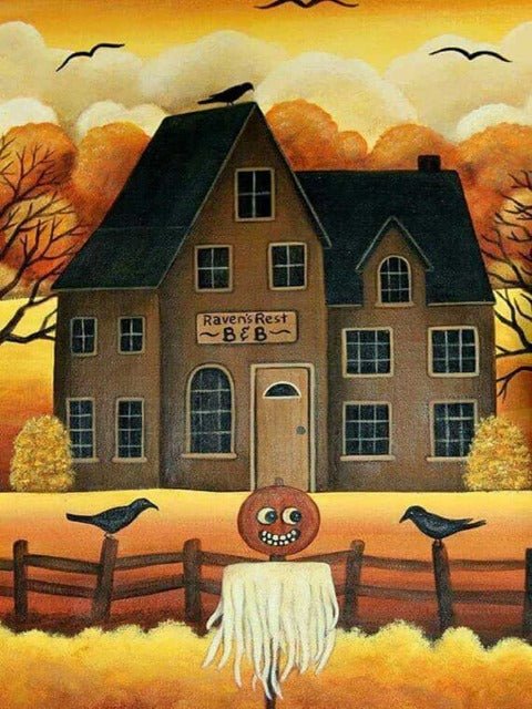 Scary House - Painting by numbers shop