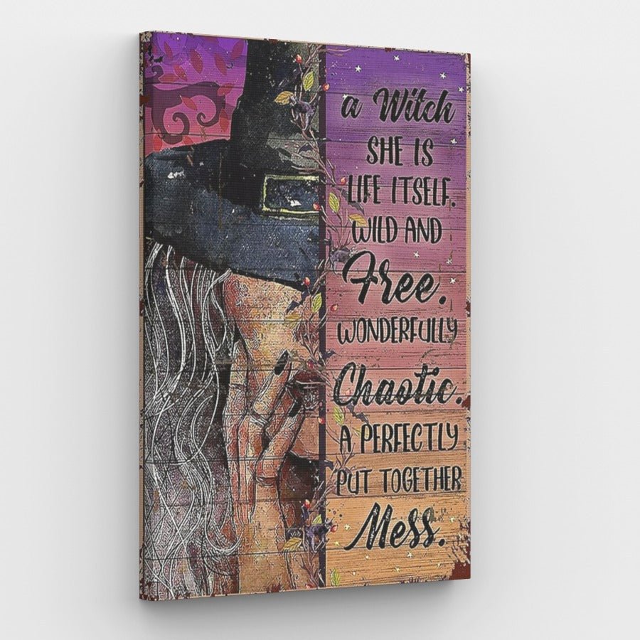 She is a Witch Canvas - Painting by numbers shop