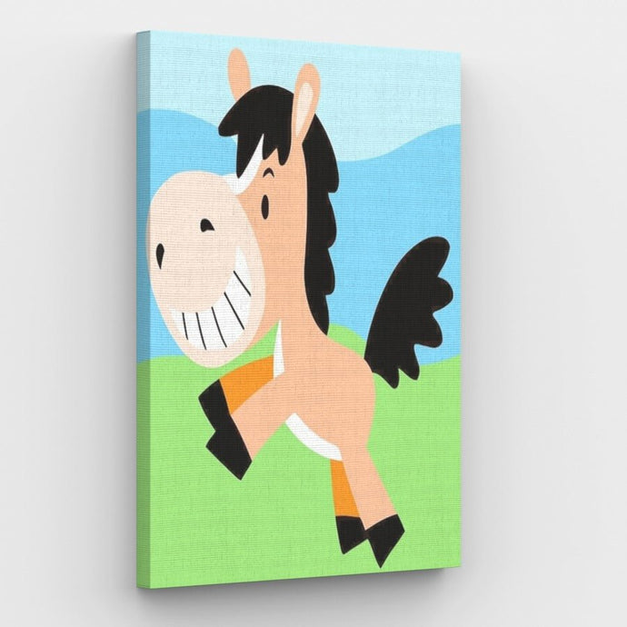 Small Horse Canvas - Painting by numbers shop