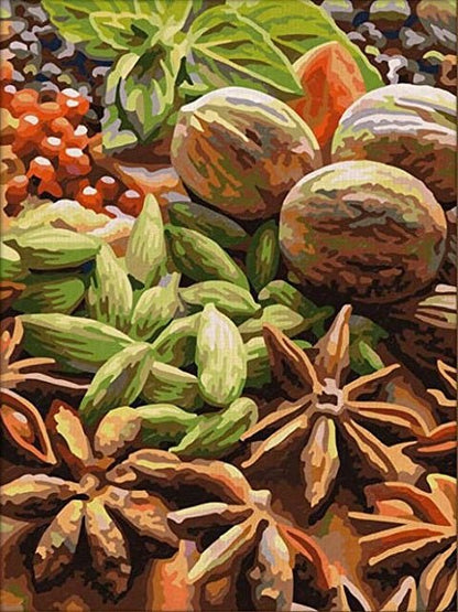 Spices - Painting by numbers shop