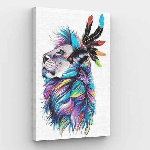 Tribal Lion - Painting by numbers shop