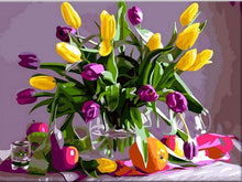 Laad afbeelding in Gallery viewer, Tulpen Stilleven - Schilderen op nummer winkel