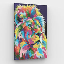 Laad afbeelding in Gallery viewer, Vibrant Color Lion - Schilderen op nummer winkel