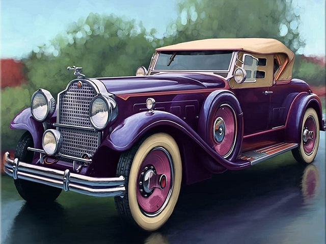 Vintage Car Packard Deluxe 1930 - Painting by numbers shop