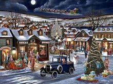 Laden Sie das Bild in den Galerie-Viewer, Vintage Christmas Evening - Malen-nach-Zahlen-Shop