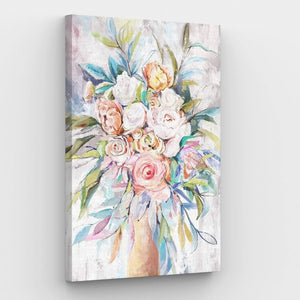 Wedding Bouquet Canvas - Painting by numbers shop