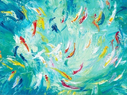 Whirlpool of Fishes - Painting by numbers shop