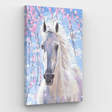 Laden Sie das Bild in den Galerie-Viewer, White Horse - Malen-nach-Zahlen-Shop