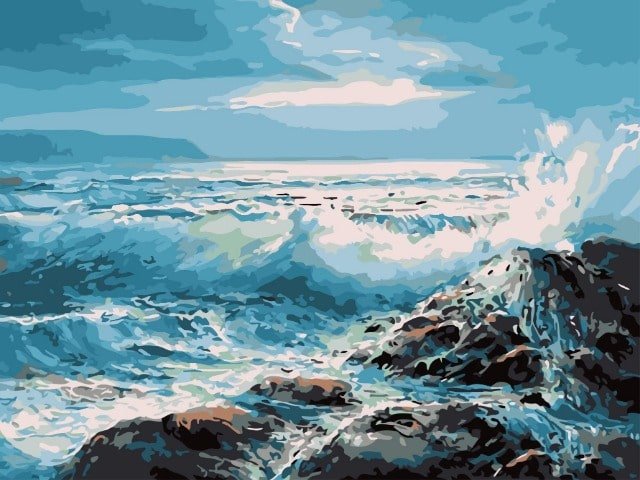 Wild Waves - Painting by numbers shop
