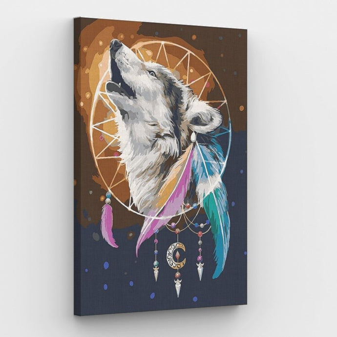 Wolven Dream Catcher - Painting by numbers shop